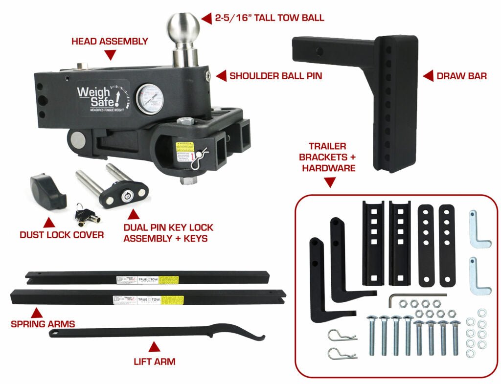 Weigh Safe True Tow Weight Distribution Hitch - Rad Parts