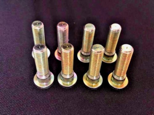 Yamaha ATV & UTV Extended H.D Wheel Studs!! for YFZ 450, Raptor, Banshee, Grizzly, 100% U.S Made, Yellow Zinc Plated - Rad Parts
