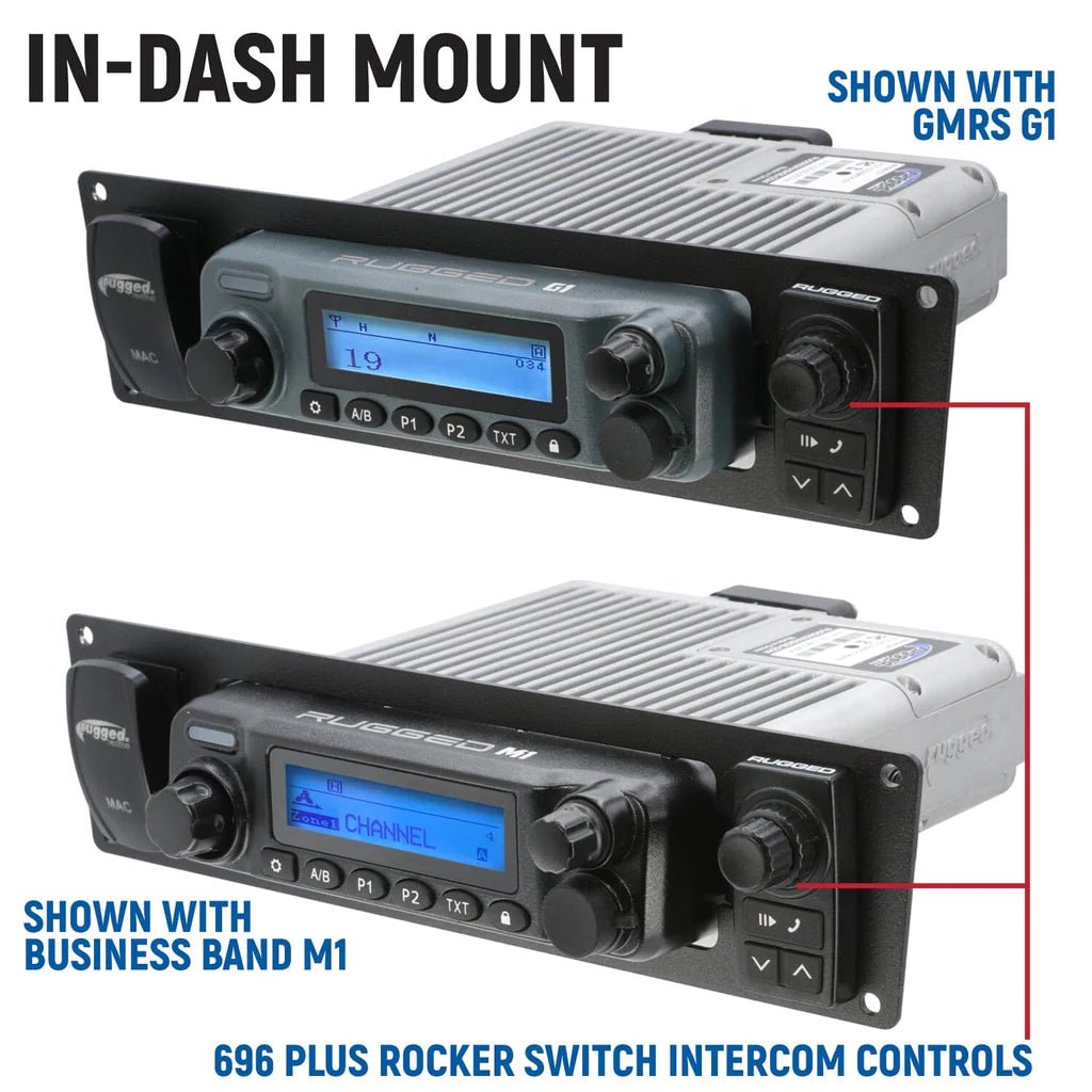 Yamaha RMAX Complete Communication Kit with Rocker Switch Intercom Radio | Rugged Radios - Rad Parts