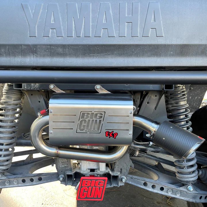 Yamaha Wolverine RMAX Slip On Exhaust Big Gun Explorer 2 / 4 / LE / SE (21-23) - Rad Parts