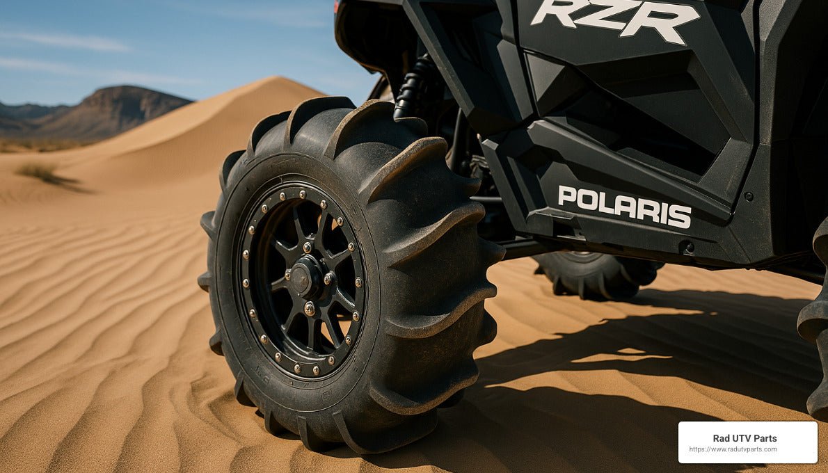 Dune Dominators: Polaris RZR Sand Tire Selection - Rad UTV Parts
