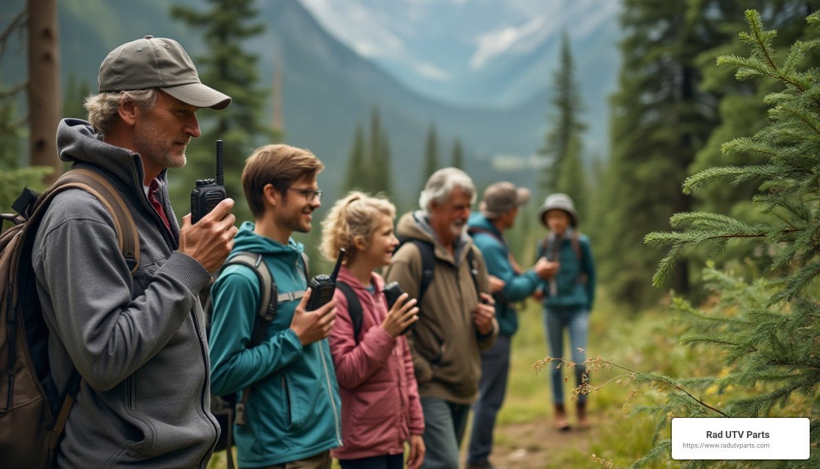Long Range Walkie Talkies: The Best for Every Adventure - Rad UTV Parts