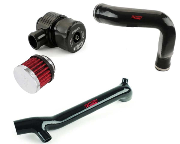 RZR Pro XP Upgraded Intake Tube & Boost Tube with Blow Off Valve with Free K&N BOV Filter by Trinity Racing