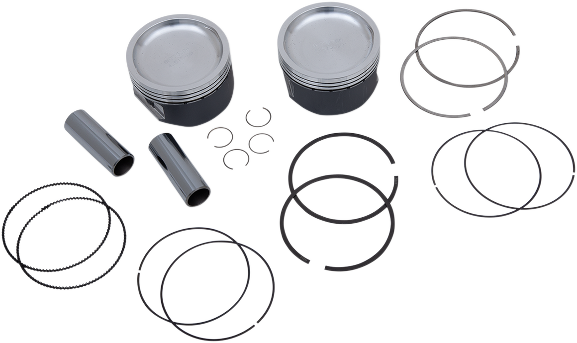 Wossner 84.93 mm Piston Kit - 12:1 for Polaris RZR 800 - 0910-5595