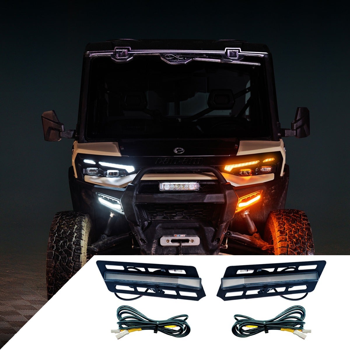 Can-Am Defender HD11 Apex Bumper Light Inserts