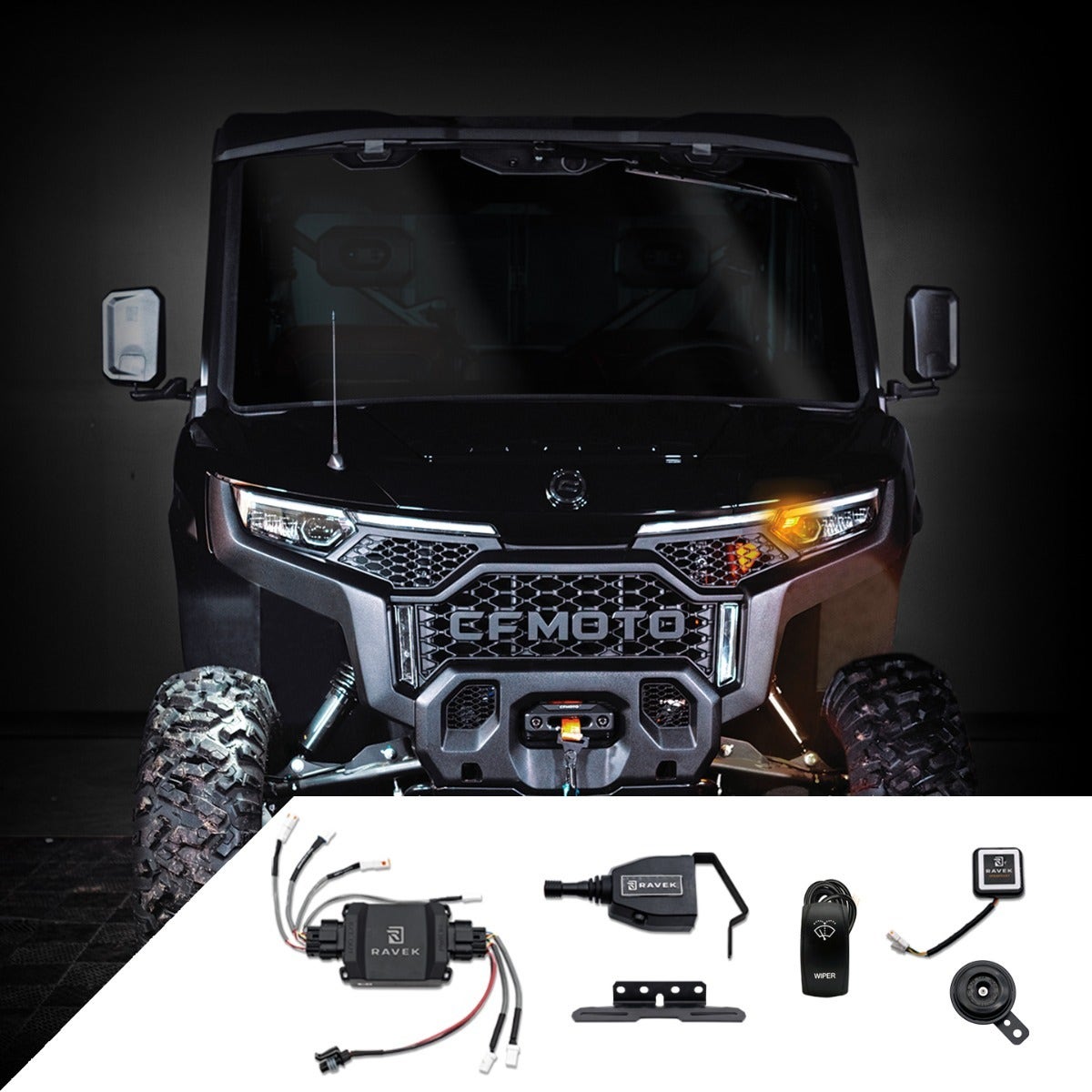CFMOTO U10 Speakeasy Turn Signal Kit with OEM Blinkers