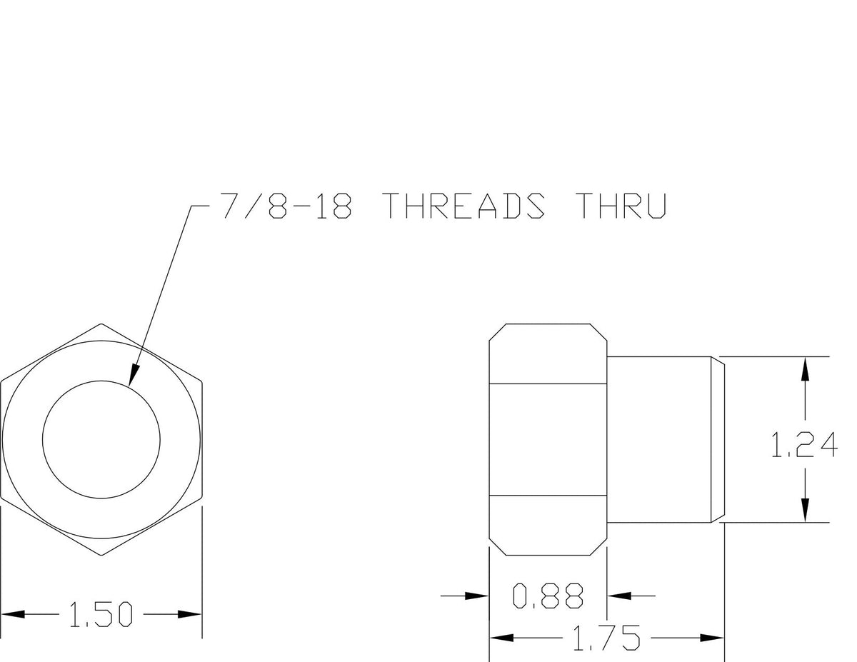 Polaris Xpedition Vented Lower Doors Inserts — UTV Part Schematic Showing Dimensions of Bolts