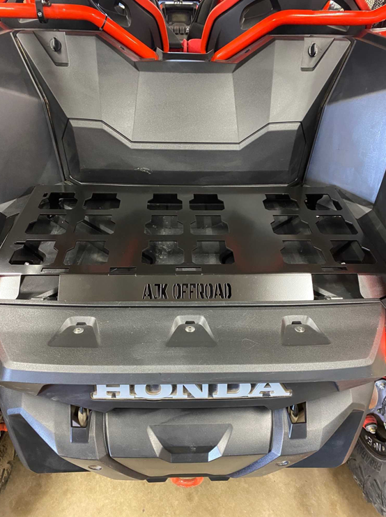 Honda Talon Milwaukee Packout Mount 1.5 — Honda Talon Milwaukee Packout Mount 1.5 by AJK Offroad Installed In Vehicle with no kits