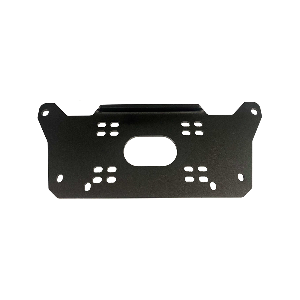 Honda Talon Winch Plate — Honda Talon Winch Plate by AJK Offroad Underneath View