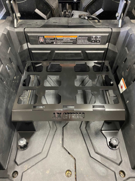Polaris RZR Packout Mount Tall — Polaris RZR Packout Mount Tall by AJK Offroad Front View
