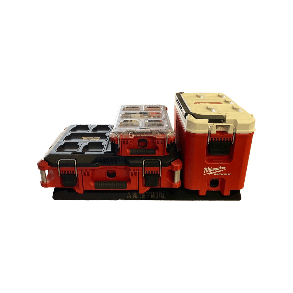 Universal Milwaukee Packout Mount 1.5 — Universal Milwaukee Packout Mount 1.5  AJK Offroad