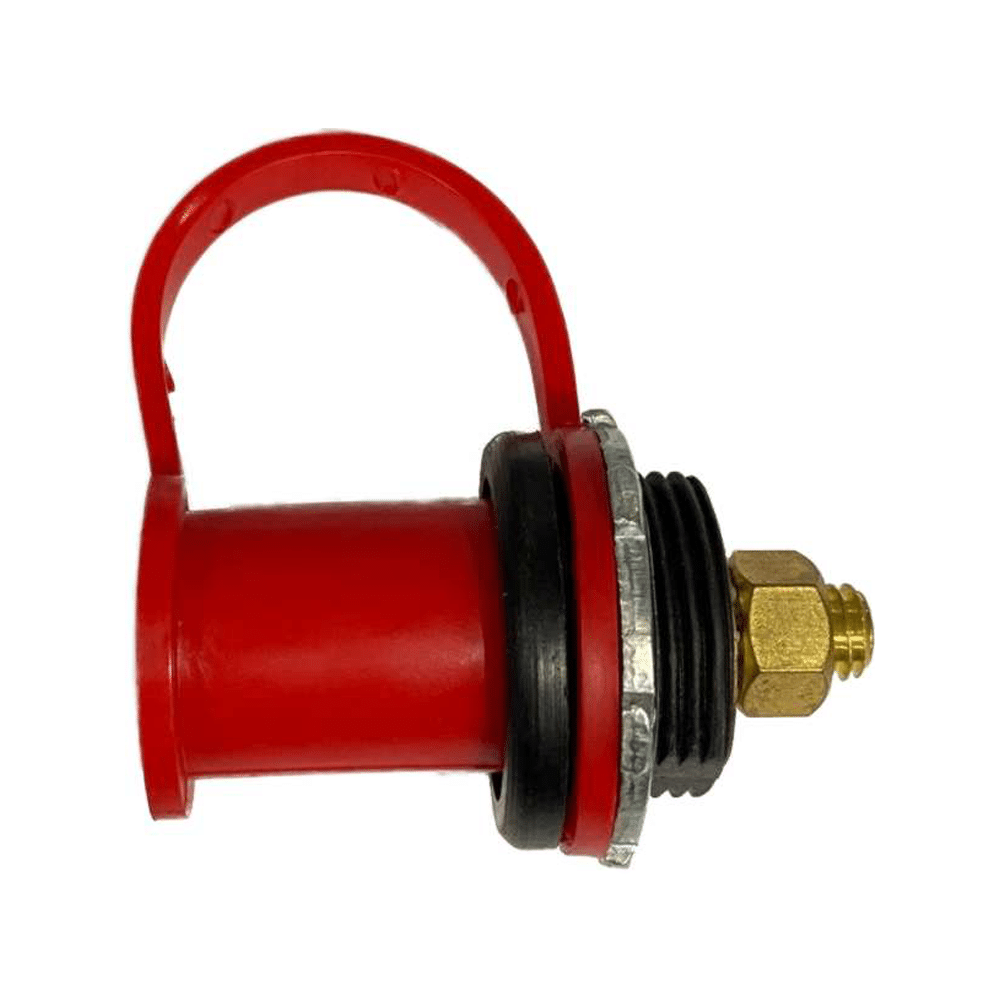Battery Terminal Relocation Kit — Battery Terminal Relocation Kit  AJK Offroad  red part closed lid