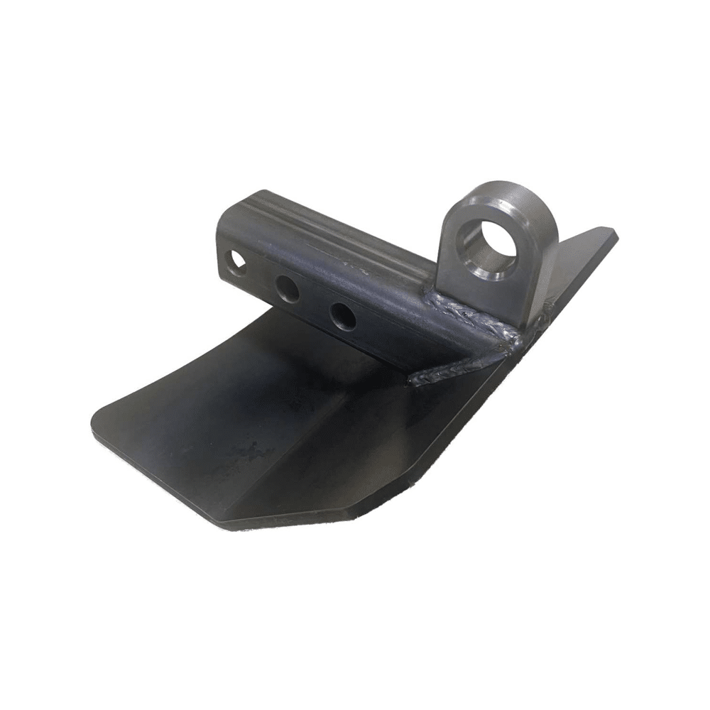 Hitch Skid with Recovery Point Short — Hitch Skid with Recovery Point Short  AJK Offroad