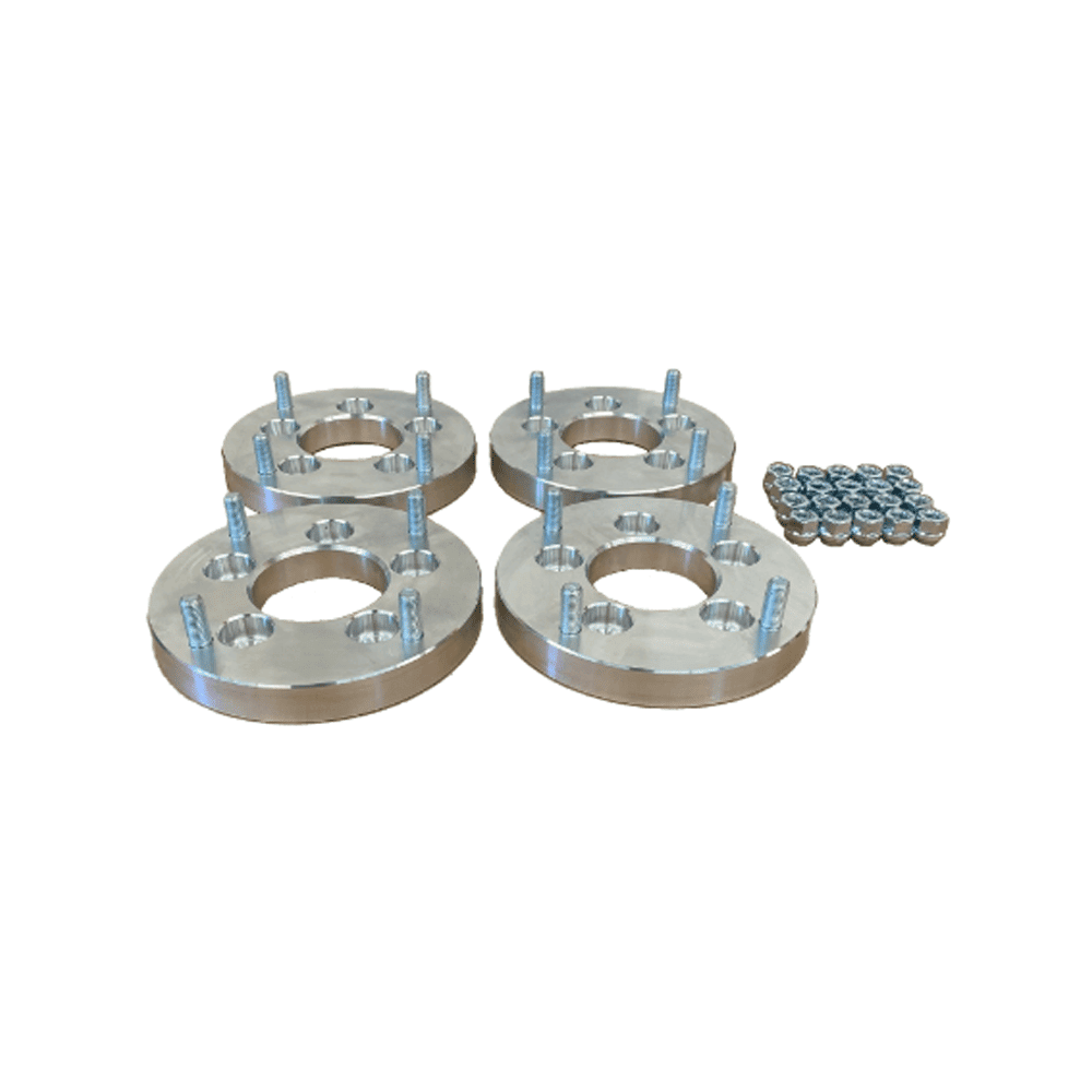 Polaris Pro R / Turbo R / Xpedition Wheel Adapters / Spacers — Polaris Pro R / Turbo R / Xpedition Wheel Spacers / Adapters by AJK Offroad Top Angle View