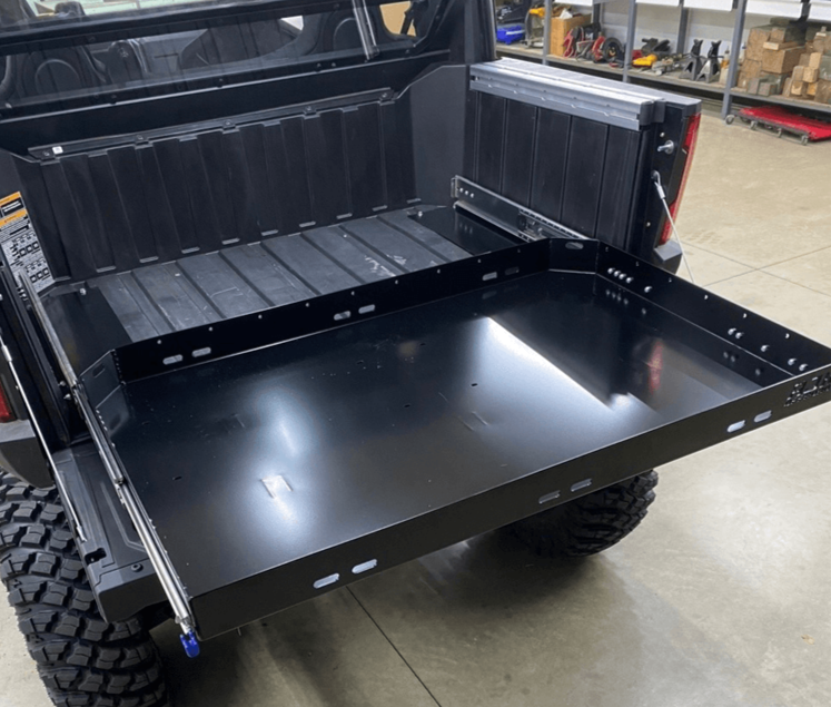 Polaris Xpedition Bed Drawer — Polaris Xpedition Bed Drawer by AJK Offroad Back Side View