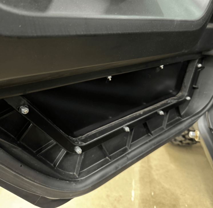 Polaris Xpedition Vented Lower Doors Inserts — Polaris Xpedition Vented Lower Doors Inserts by AJK Offroad Interior View