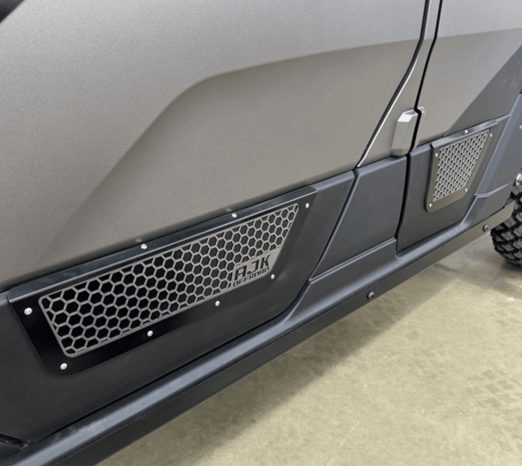Polaris Xpedition Vented Lower Doors Inserts — Polaris Xpedition Vented Lower Doors Inserts by AJK Offroad Wide View of Both Front and Rear Doors