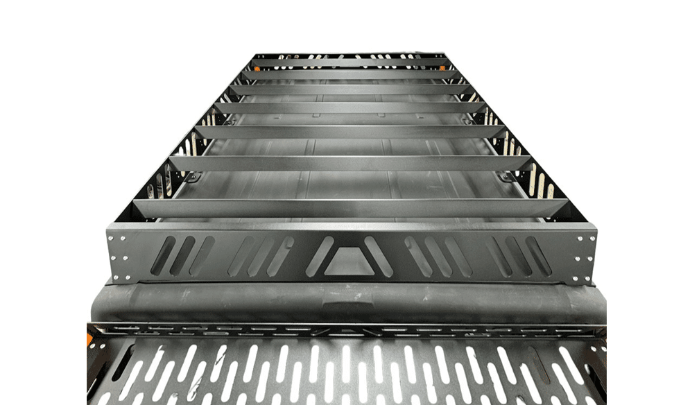 Polaris Xpedition Roof Rack — Polaris Xpedition Roof Rack by AJK Offroad Back Top Down Angle View