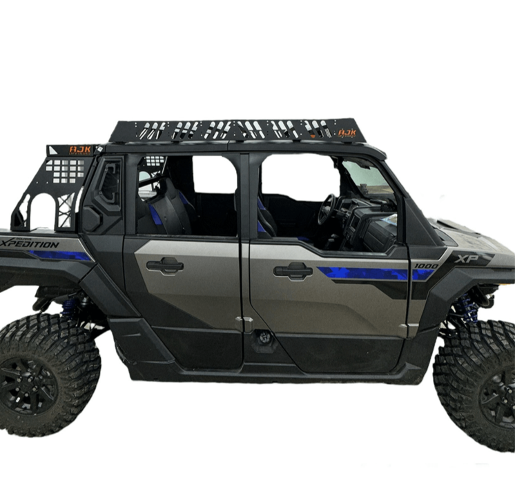 Polaris Xpedition Roof Rack — Polaris Xpedition Roof Rack by AJK Offroad Far Right Side Eye Level View