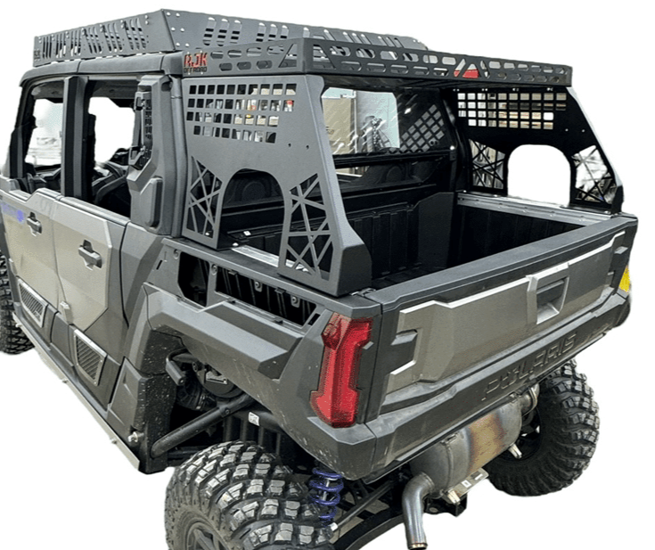 Polaris Xpedition Headache Rack – ¾ Rack — Polaris Xpedition Headache Rack 3/4 Rack  by AJK Offroad Left Side View