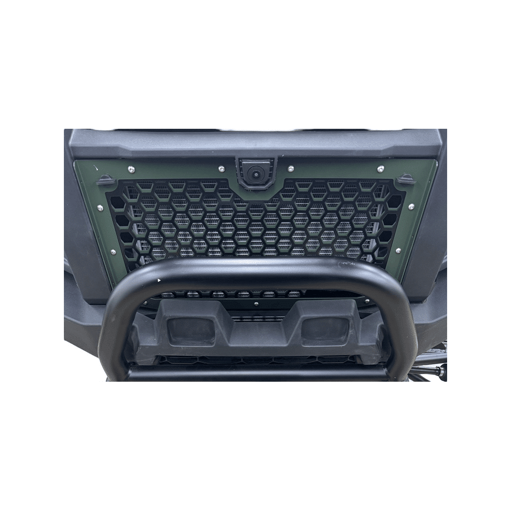 Polaris Xpedition Grille — Polaris Xpedition Grill by AJK Offroad Close Up of Green Colored Grille Front View