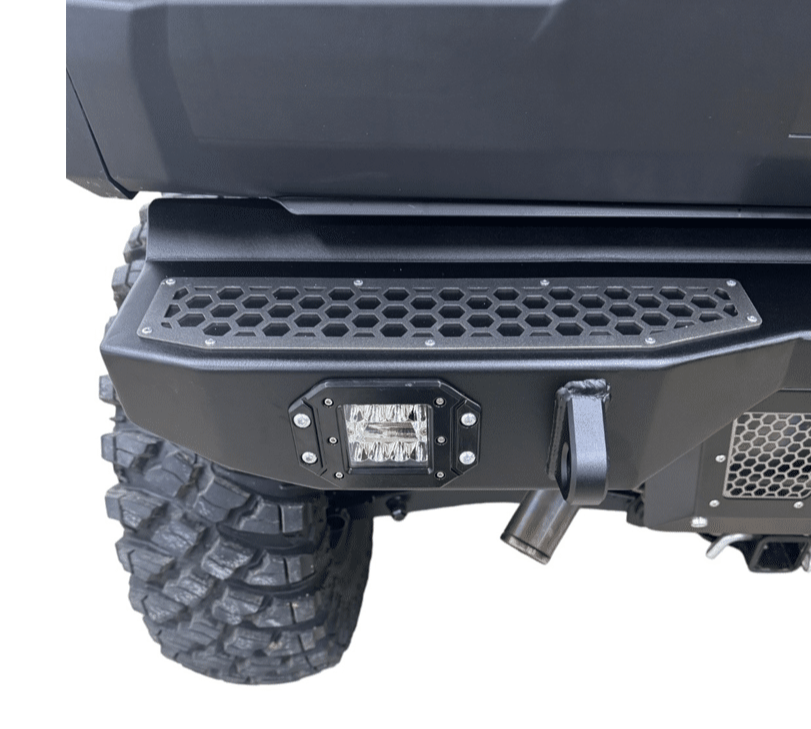 Polaris Xpedition Rear Bumper — Polaris Xpedition Rear Bumper by AJK Offroad Front Close Up of Left Side
