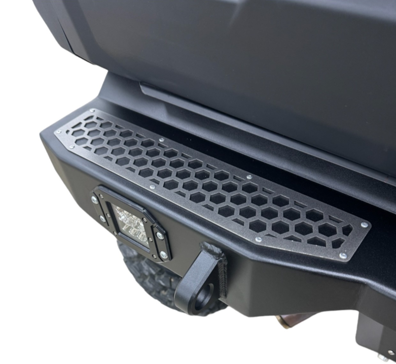 Polaris Xpedition Rear Bumper — Polaris Xpedition Rear Bumper by AJK Offroad Close Up of Left Bumper