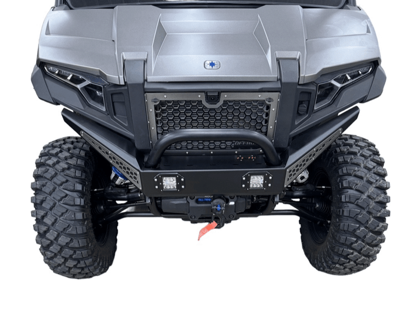 Polaris Xpedition Front Bumper — Polaris Xpedition Front Bumper by AJK Offroad Front Close Up of Bumper