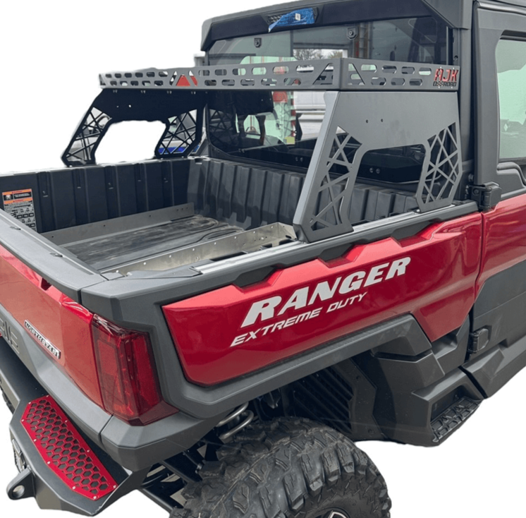 Polaris Ranger XD 1500 Short Headache Rack 3/4 Rack — Polaris Ranger 1500XD Short Headache Rack 3/4 Rack Right Side Angle View