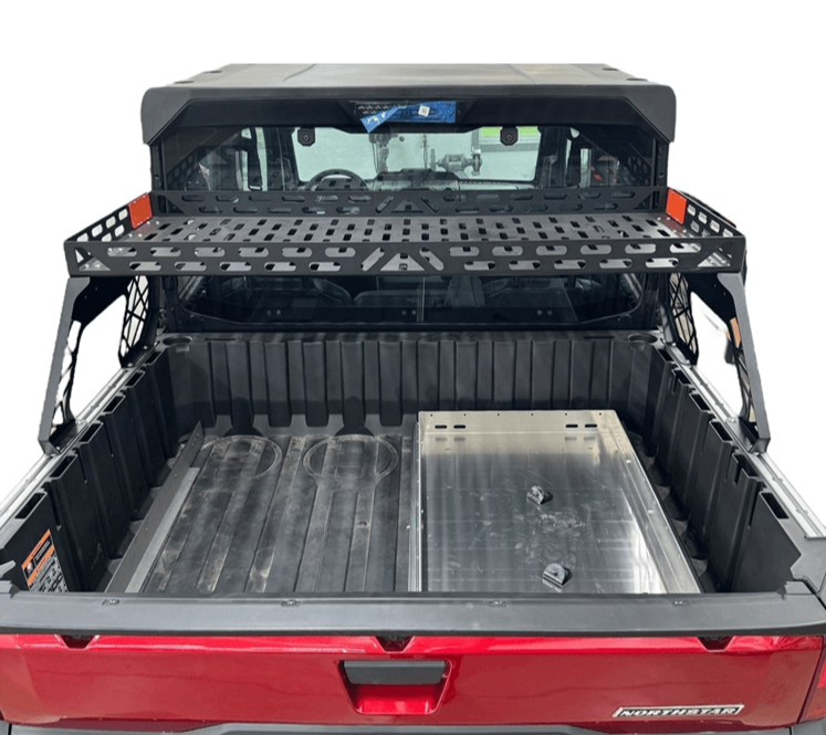 Polaris Ranger XD 1500 Short Headache Rack 3/4 Rack — Polaris Ranger 1500XD Short Headache Rack 3/4 Rack by AJK Offroad Back View