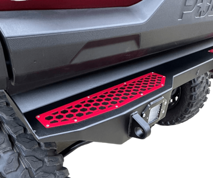 Polaris Ranger XD 1500 Rear Bumper — Polaris Ranger 1500XD Rear Bumper by AJK Offroad Close Up of Left Side
