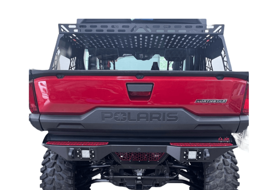 Polaris Ranger XD 1500 Rear Bumper — Polaris Ranger 1500XD Rear Bumper by AJK Offroad Close View