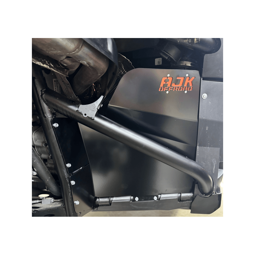 Polaris Xpedition Rear Mud Guards — Polaris Xpedition Rear Mud Guards in Black Close Up