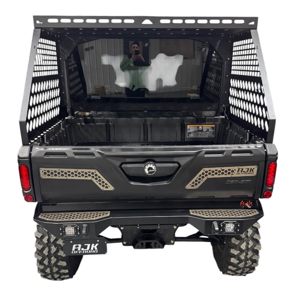 Can-Am Defender HD10-HD11 Tall Bed Rack with Enclosure — product view
