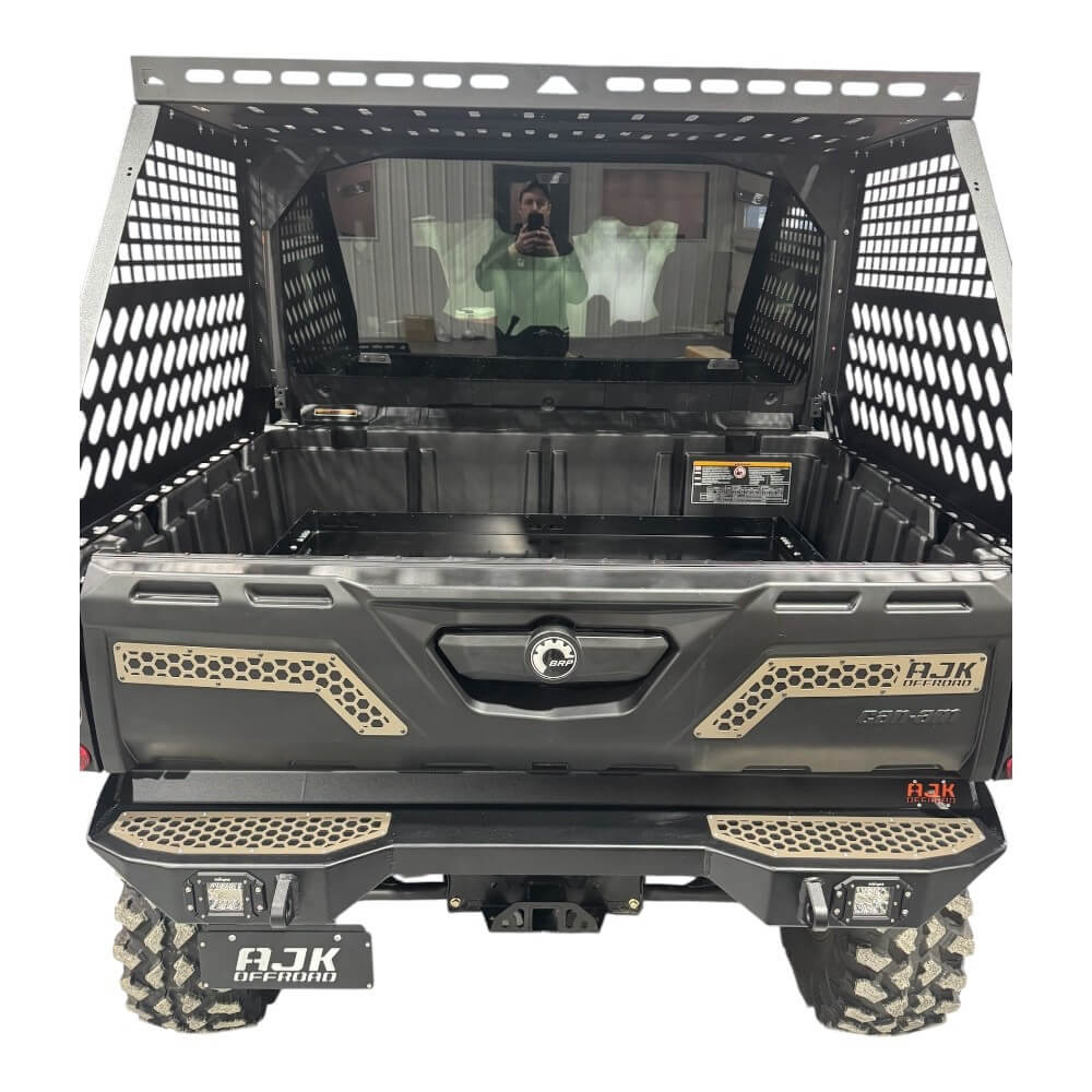 Can-Am Defender HD10-HD11 Tall Bed Rack with Enclosure — product view