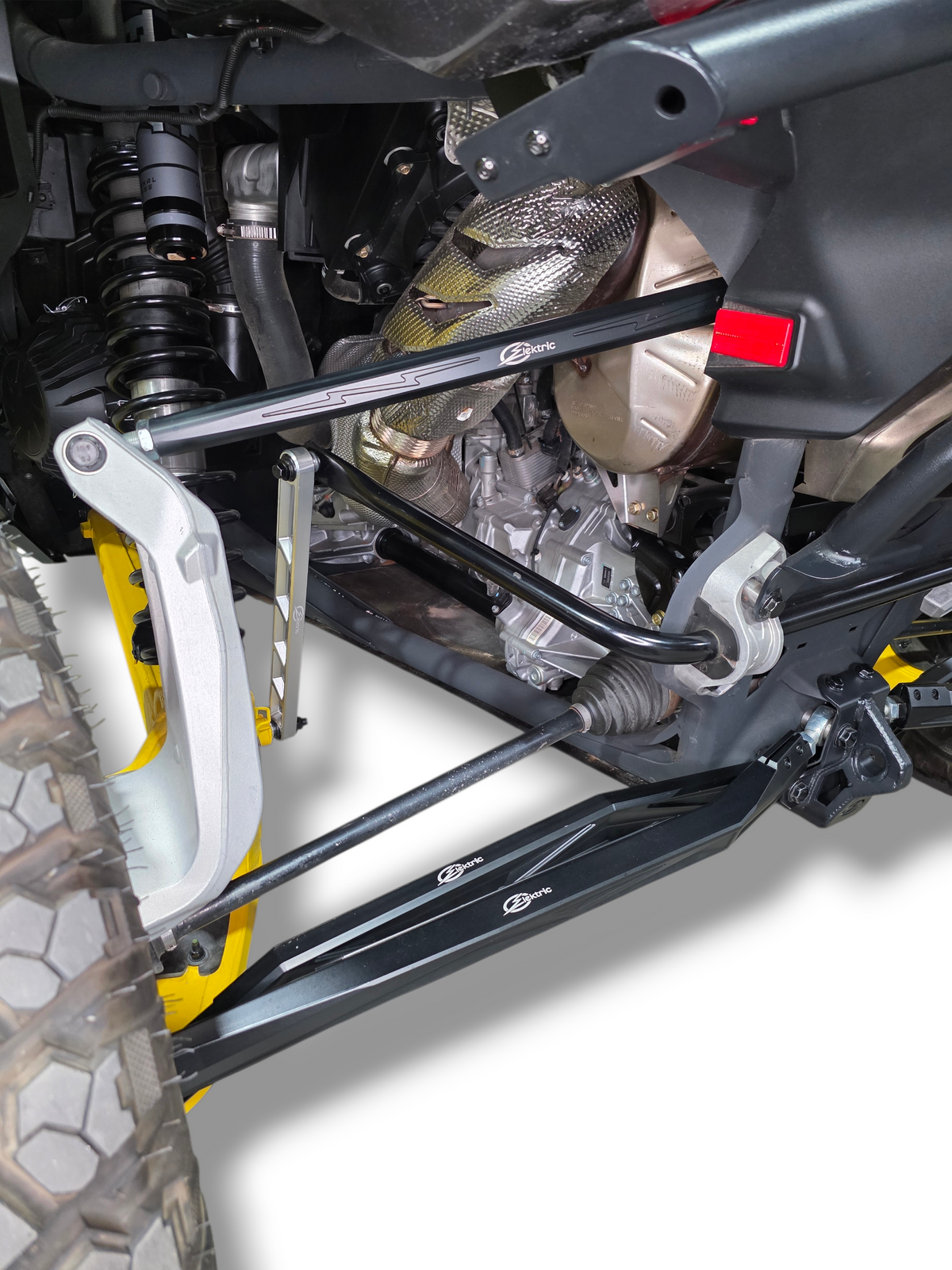 2024-2026 Can-Am Maverick R High Clearance Billet Radius Rods - Black - product view 6
