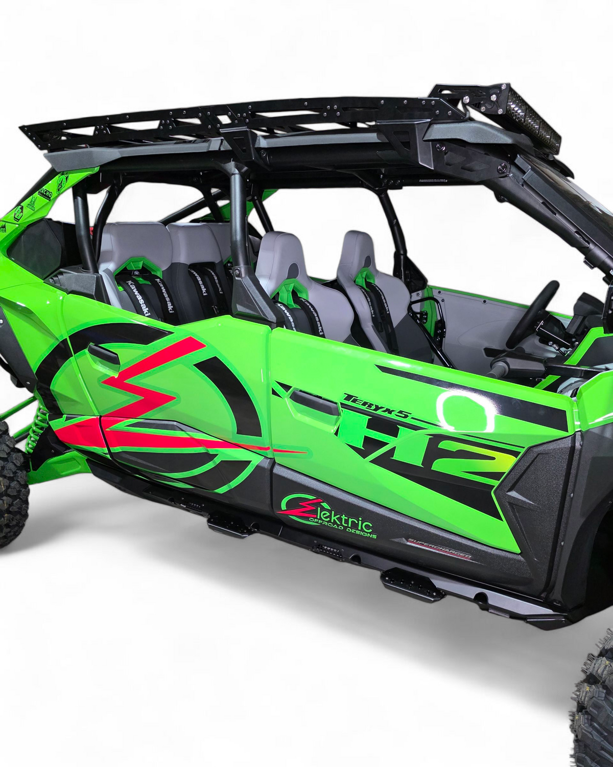 2026 Kawasaki Teryx H2 Aluminum Roof Rack - product view 4