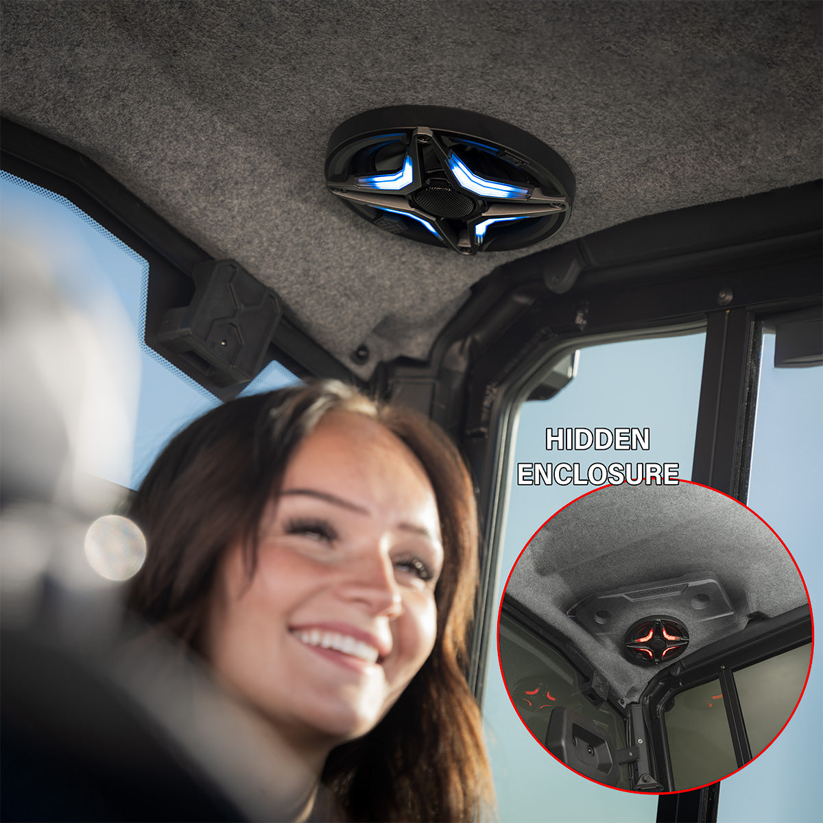 2026-Up CanAm Defender HD11 Phase-7 K-Spec 1,650watt 8-Speaker Audio Kit w/MRB4