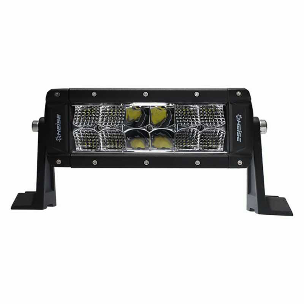 Dual Row High Output 8" Light Bar — Dual Row High Output 8"Light Bar by AJK Offroad Close Up of Light