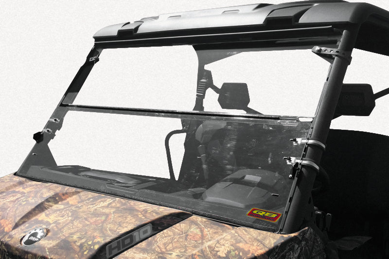 Can-Am Defender HD8/9/10 Folding Windshield - QuadBoss