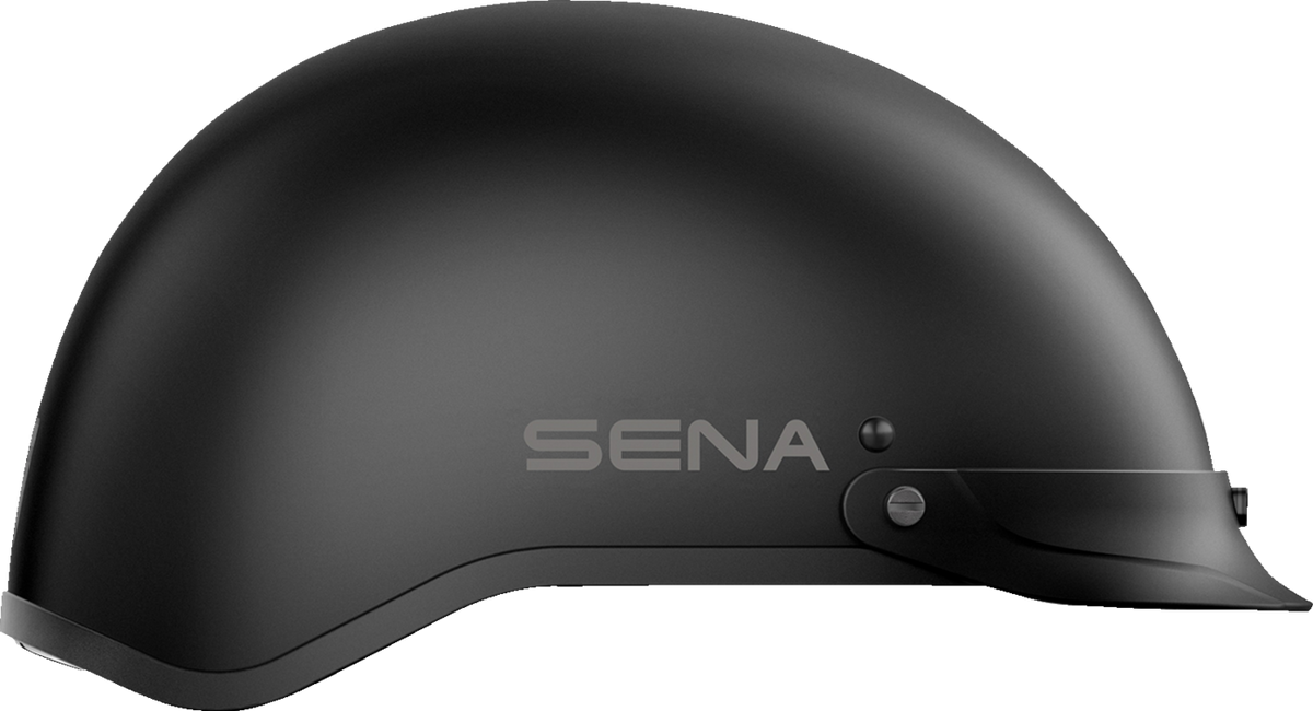 Sena Cavalry 2 half helmet in Matte Black — right side view