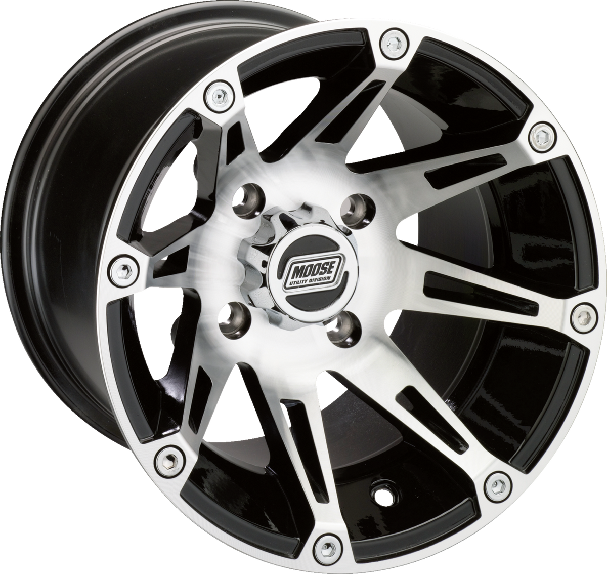 Moose 387X 12x8 Wheel - 4/4, 4+4 Offset - 0230-0756