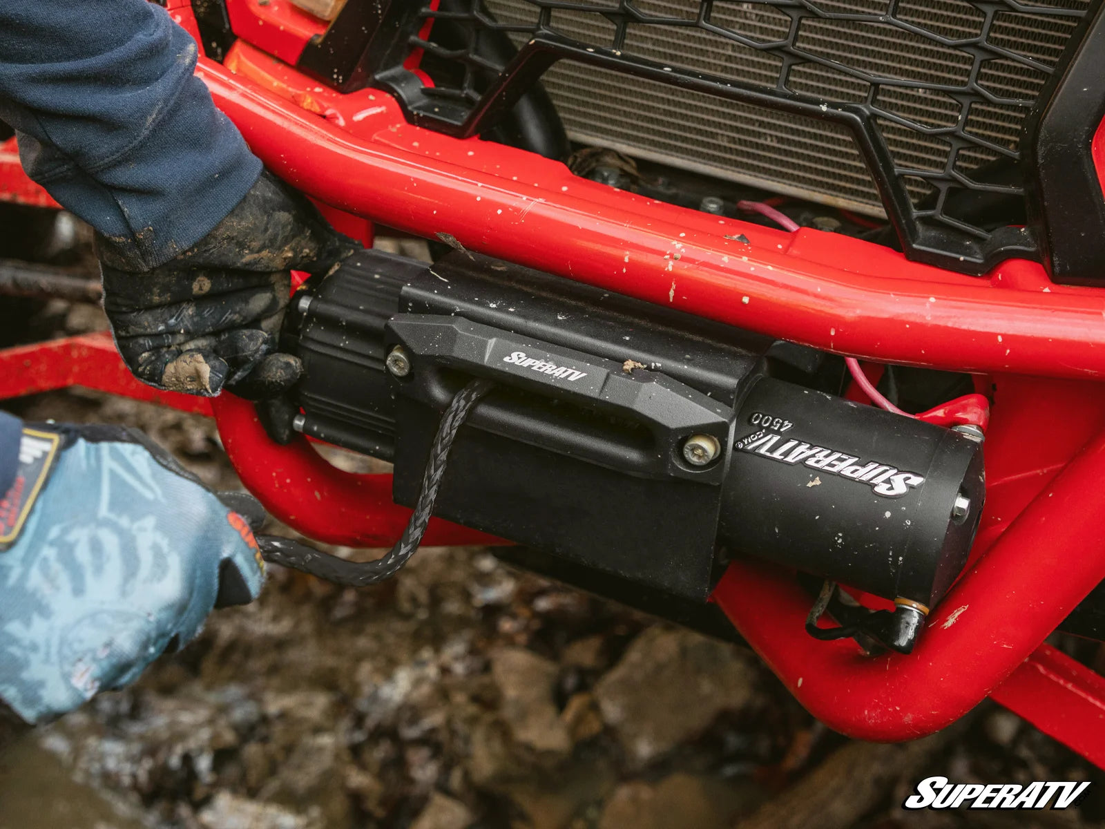 4500 Lb. UTV/ATV SuperATV Winch (With Wireless Remote & Synthetic Rope)