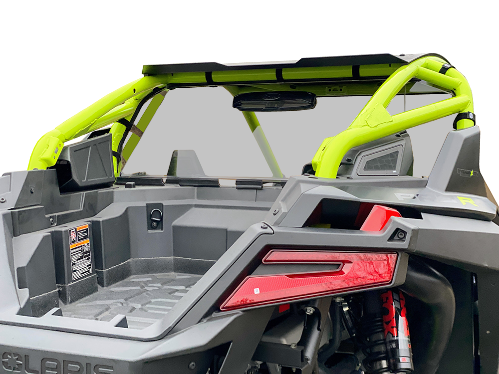 Spike tinted vented rear windshield for Polaris Pro R