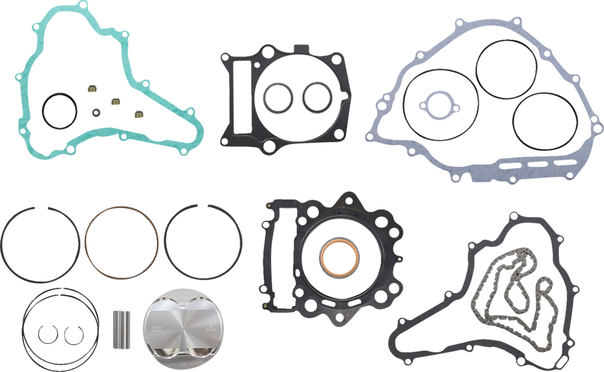 Vertex 101.96 mm Piston Kit for Yamaha Rhino 700 - 0910-3856