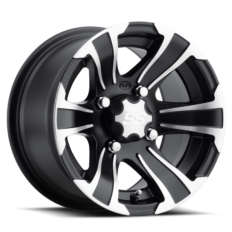 ITP SS312 14x6 UTV Wheel – 4x137 Black / Machined