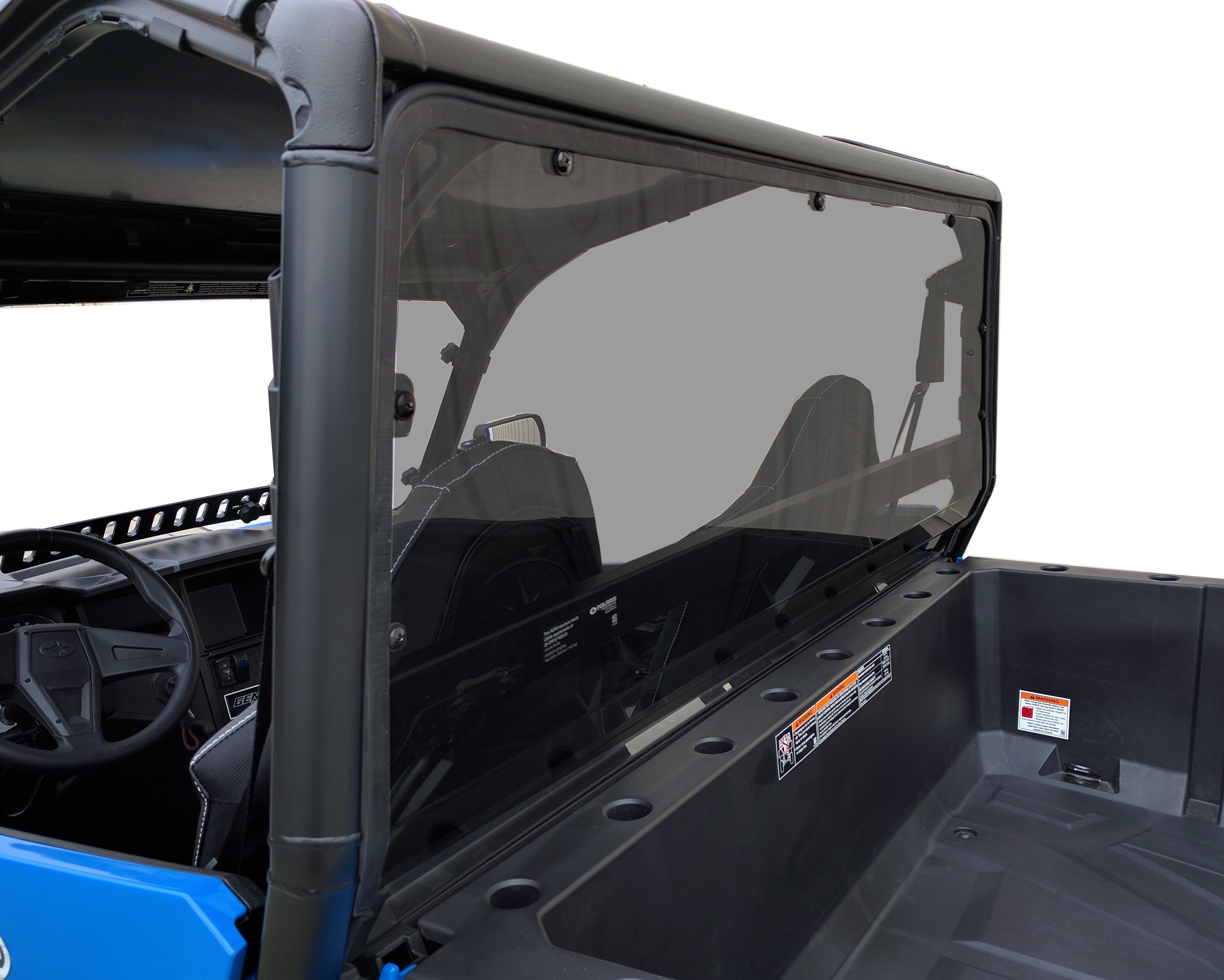 Spike rear windshield