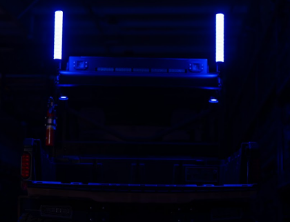 WarWhip Largos 2" x 2' RGB Quick Release Whips - Pair | Dragonfire Racing