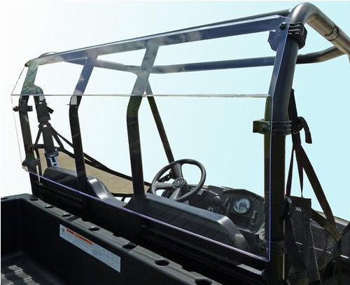 Spike clear poly rear windshield