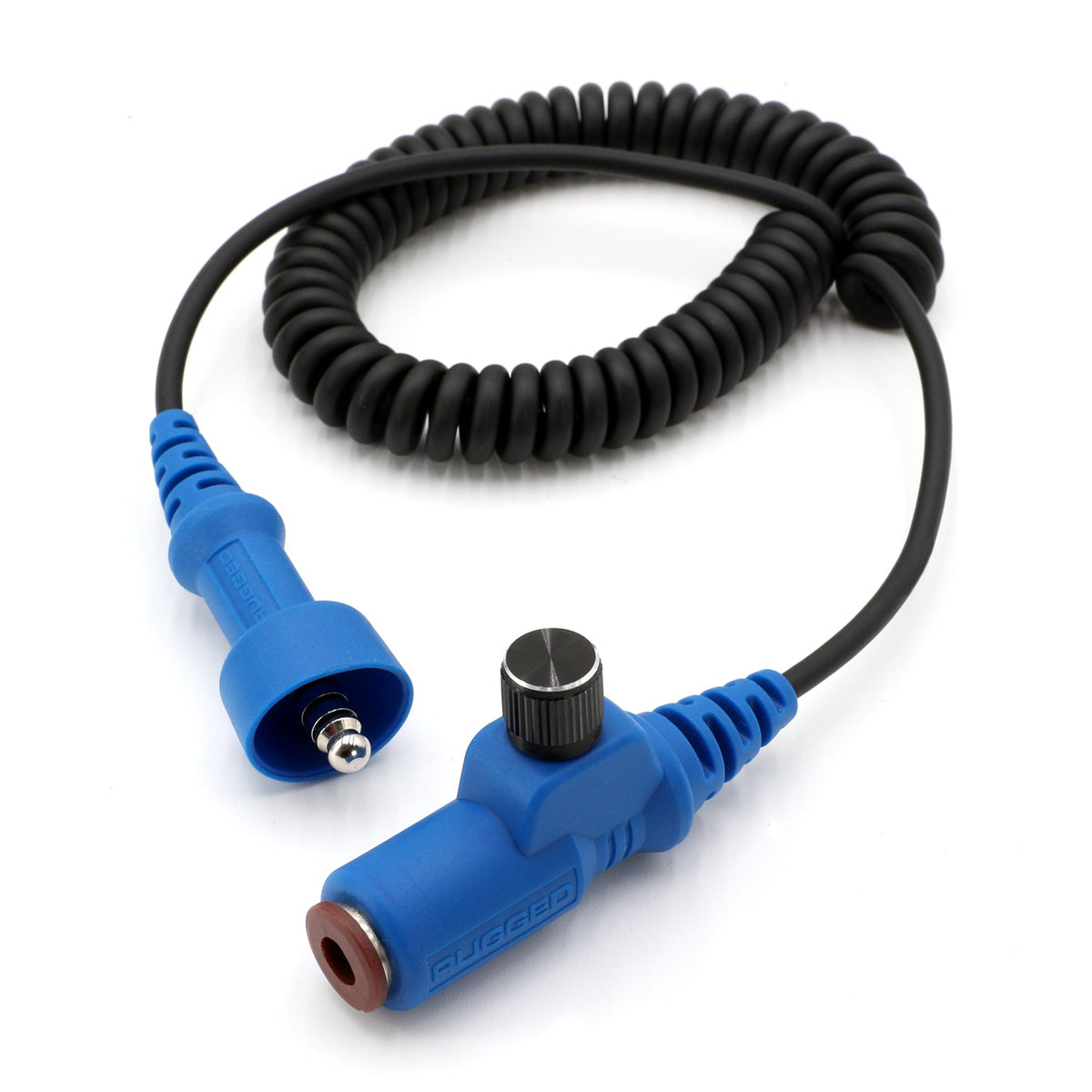 Headset and Helmet Kit Extension Cable with Volume Control – RUGGED